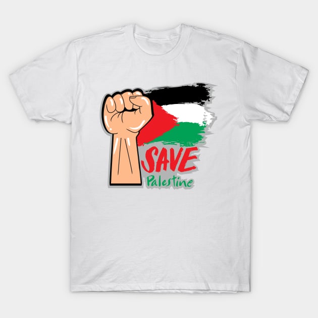 Save Palestine T-Shirt by Handini _Atmodiwiryo